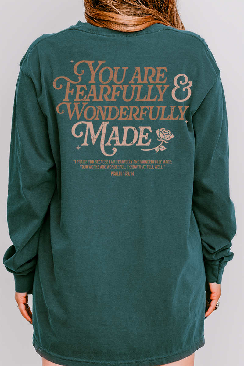 Wonderfully Made Front & Back Design Comfort Colors product image 4