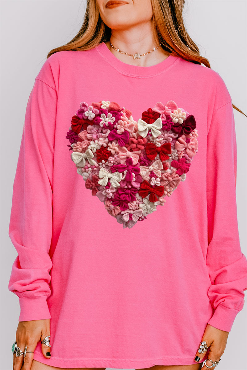 Wrapped With Love Comfort Colors Heavyweight Long Sleeve product image 4
