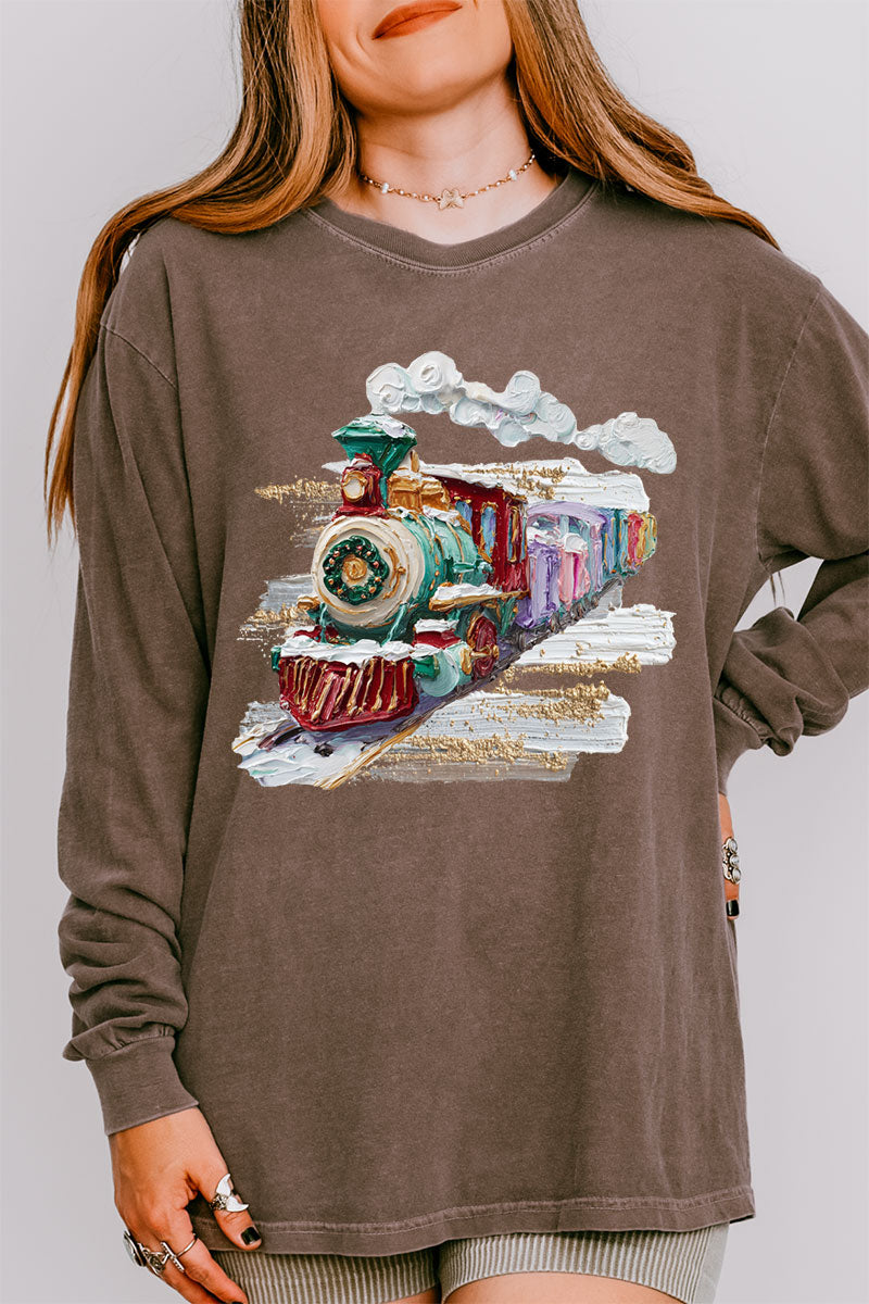 The Painted Train Comfort Colors Heavyweight Long Sleeve product image 5