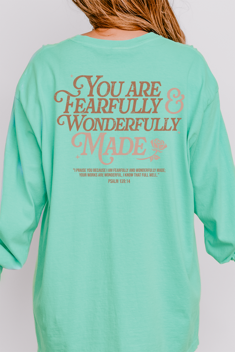 Wonderfully Made Front & Back Design Comfort Colors product image 5