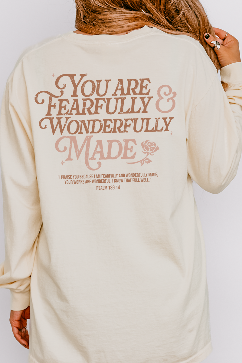 Wonderfully Made Front & Back Design Comfort Colors product image 7