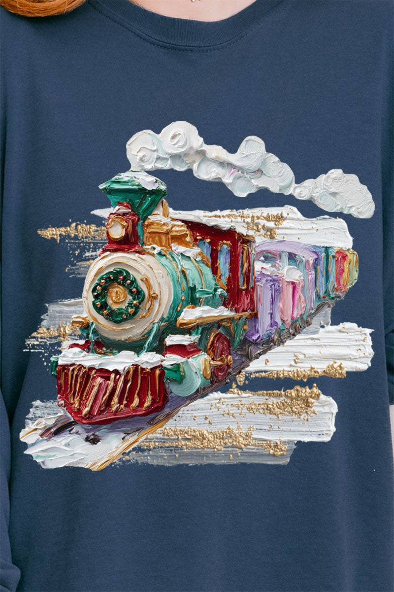 The Painted Train Comfort Colors Heavyweight Long Sleeve product image 2