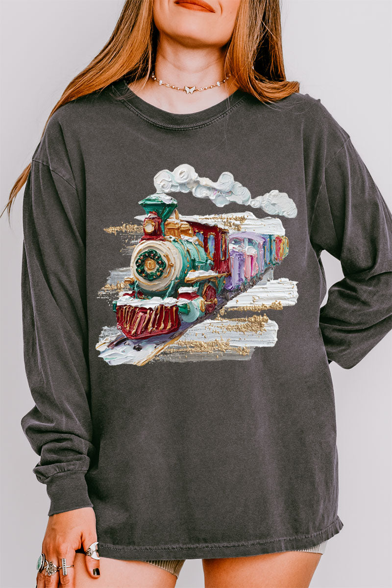 The Painted Train Comfort Colors Heavyweight Long Sleeve product image 6