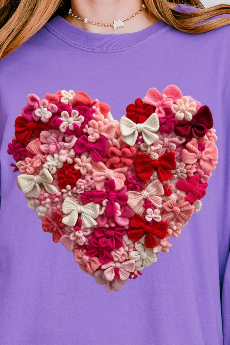 Wrapped With Love Comfort Colors Heavyweight Long Sleeve product image 2