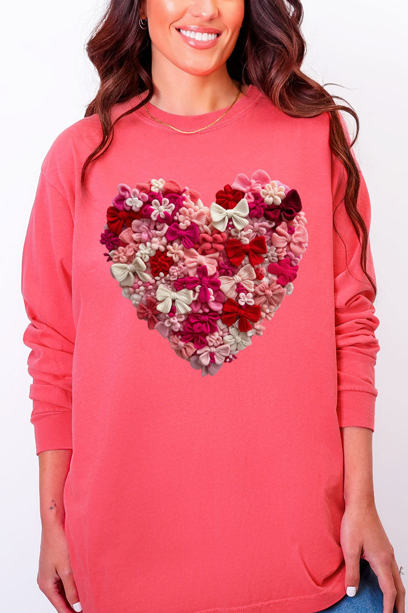 Wrapped With Love Comfort Colors Heavyweight Long Sleeve product image 6