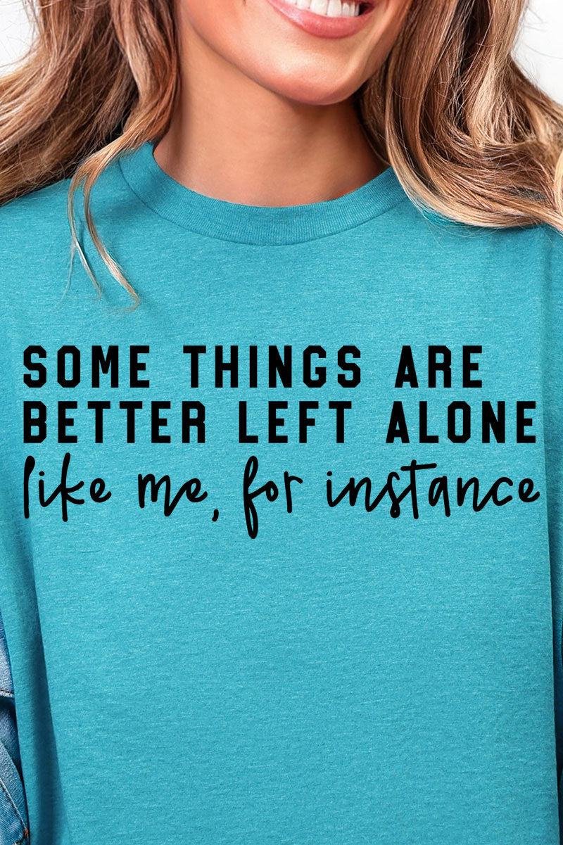 Better Left Alone Softstyle Adult T-Shirt product image 2