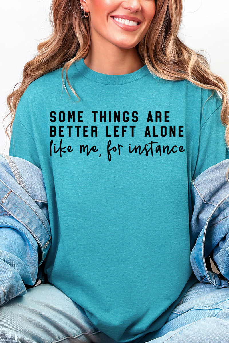 Better Left Alone Softstyle Adult T-Shirt product image 1