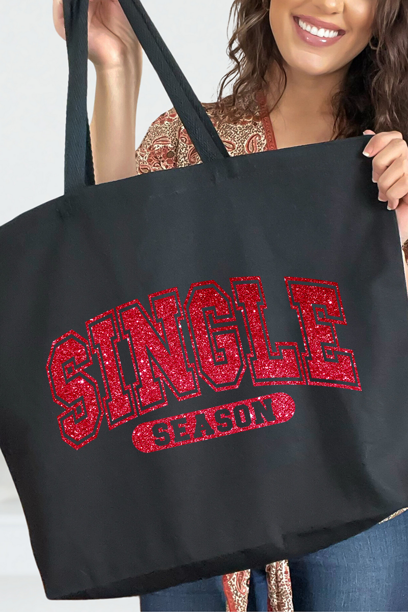 Single Season Canvas Jumbo Tote