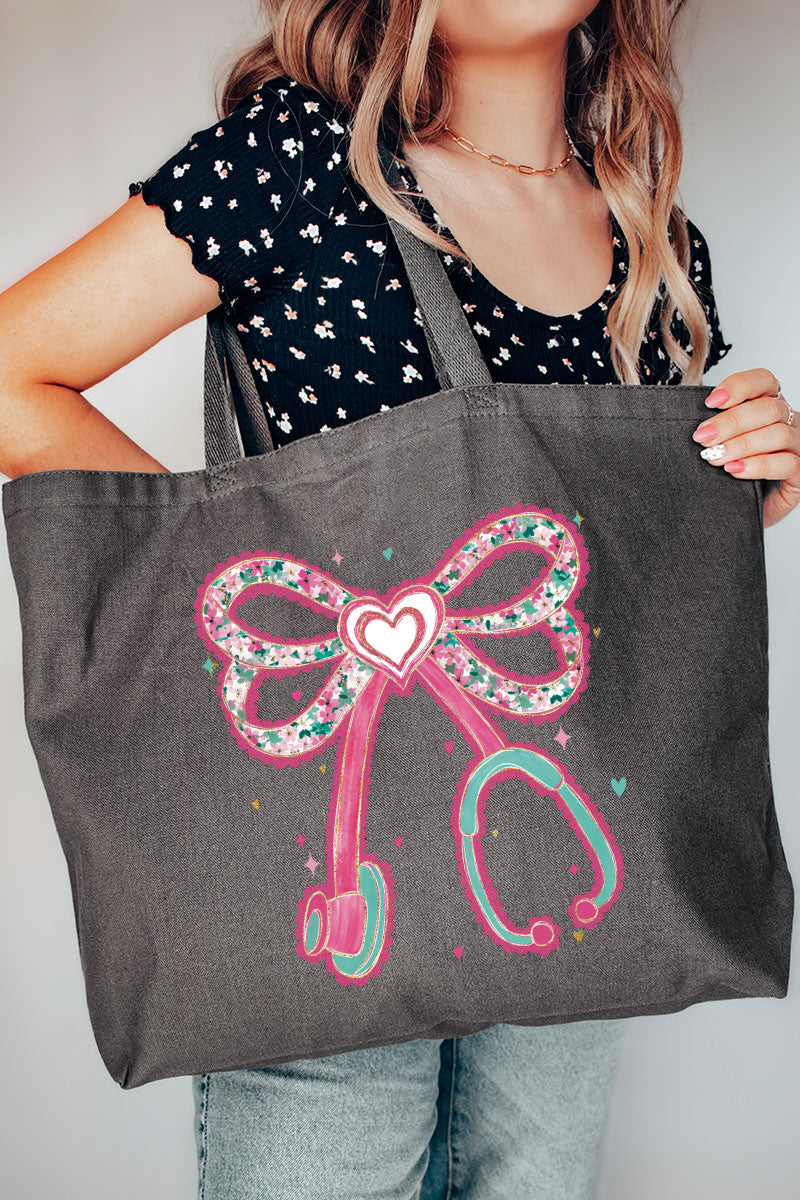 Blush Beats Canvas Jumbo Tote