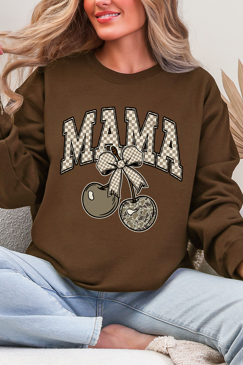 Cherry Luxe Mama Ecosmart Crewneck Sweatshirt product image 3