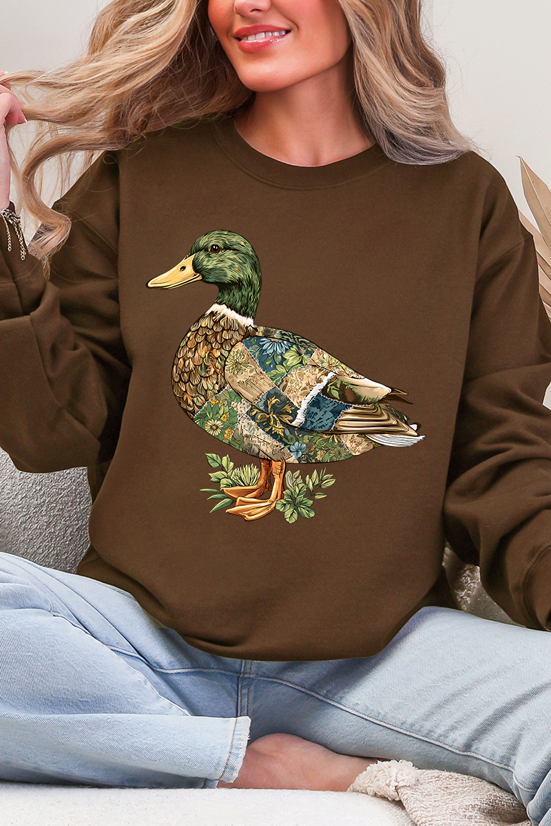 Patchwork Mallard Ecosmart Crewneck Sweatshirt product image 3
