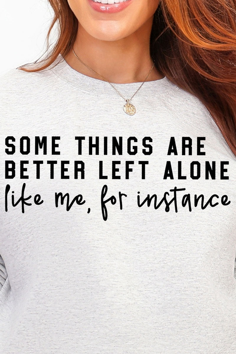 Better Left Alone Ecosmart Crewneck Sweatshirt product image 2