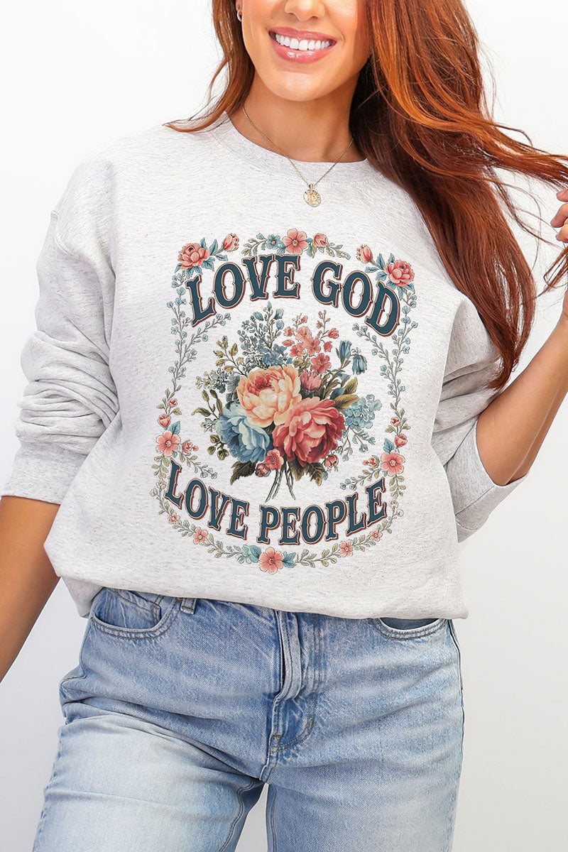 Old Garden Love God Ecosmart Crewneck Sweatshirt product image 1