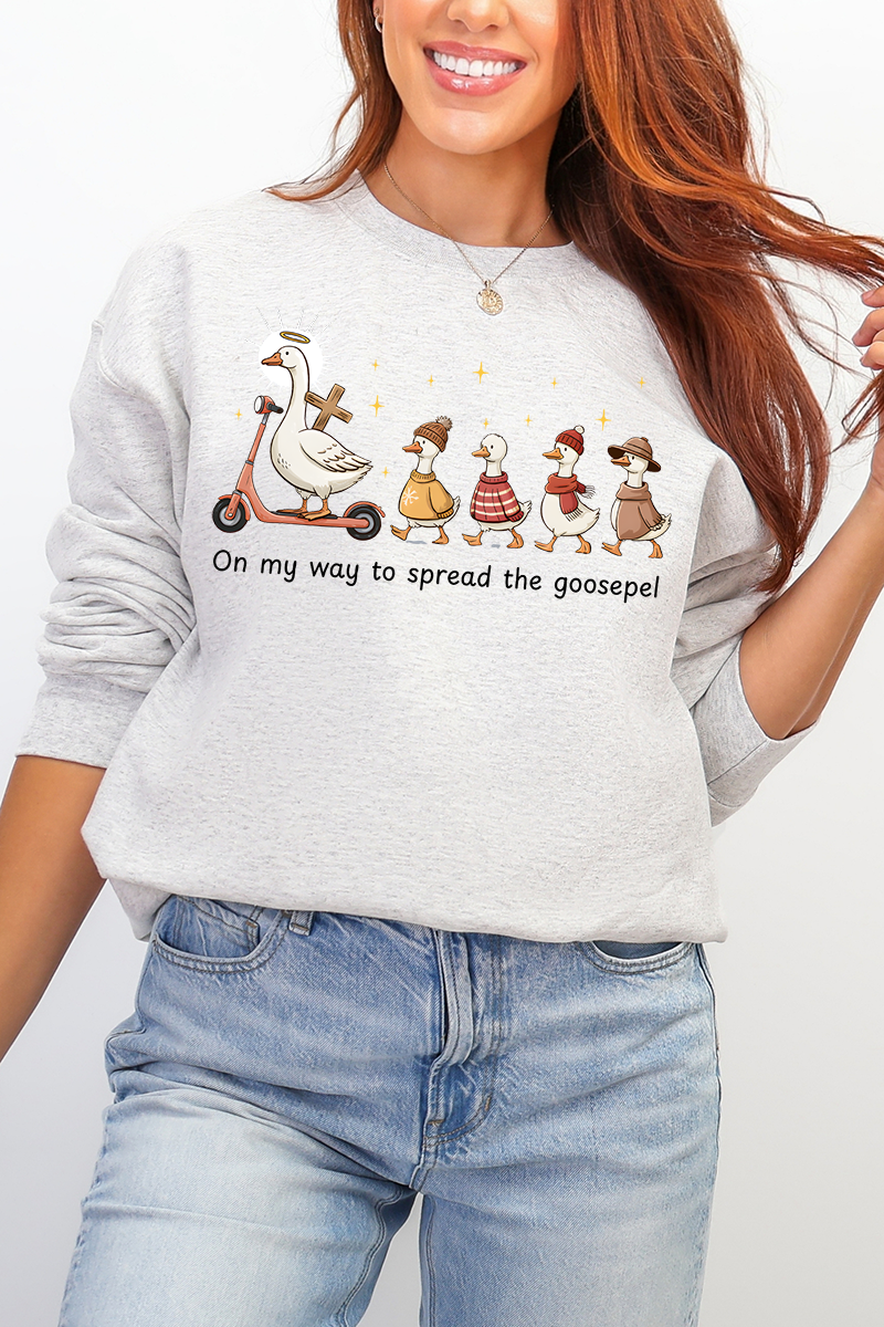 Spread The Goosepel Ecosmart Crewneck Sweatshirt product image 3