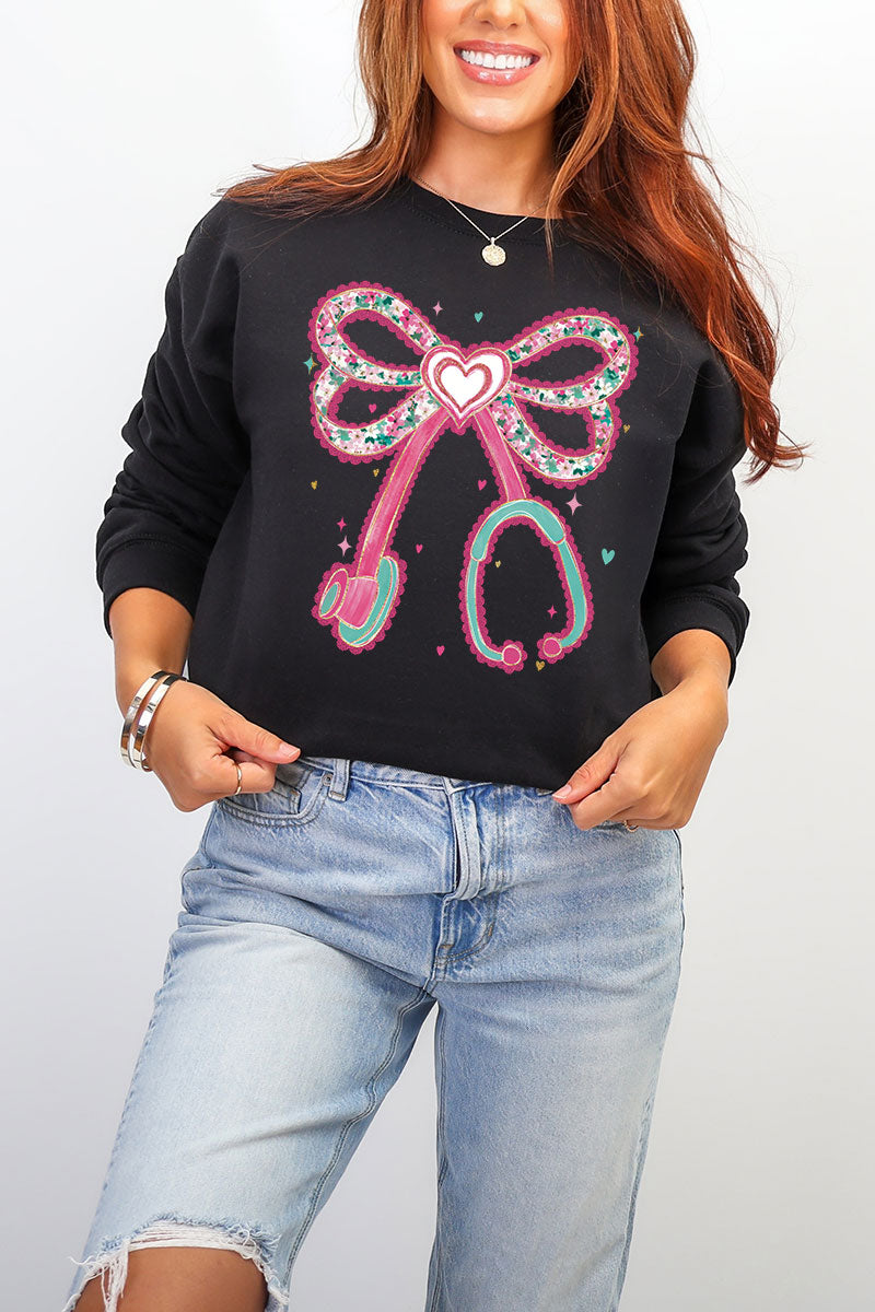 Blush Beats Ecosmart Crewneck Sweatshirt product image 3