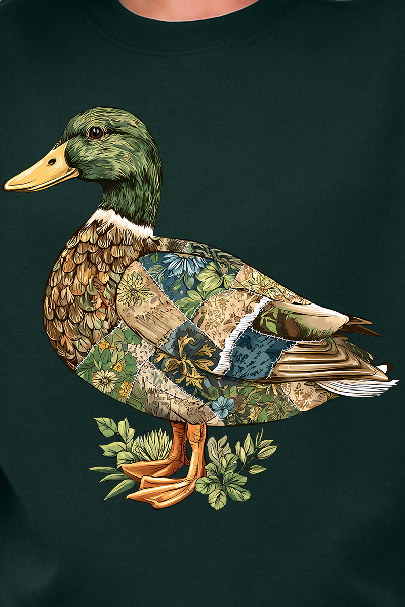 Patchwork Mallard Ecosmart Crewneck Sweatshirt product image 2