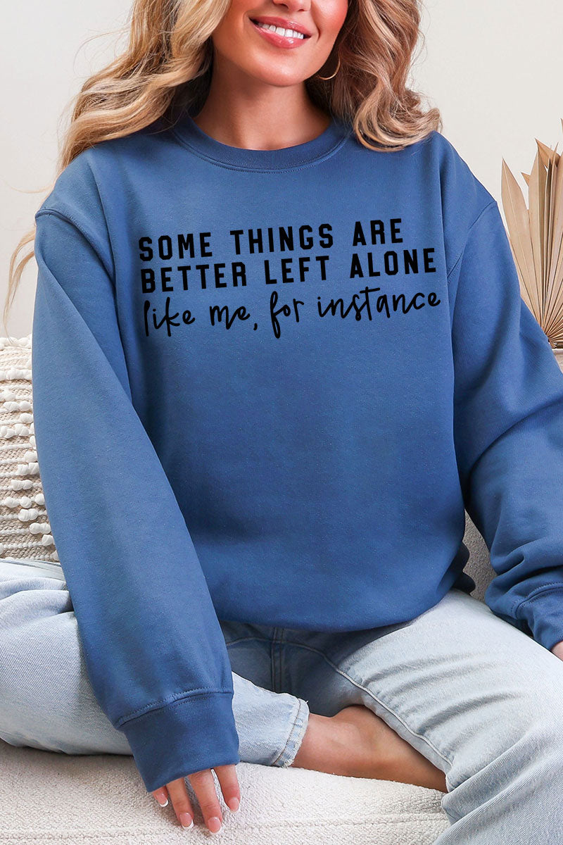 Better Left Alone Ecosmart Crewneck Sweatshirt product image 3