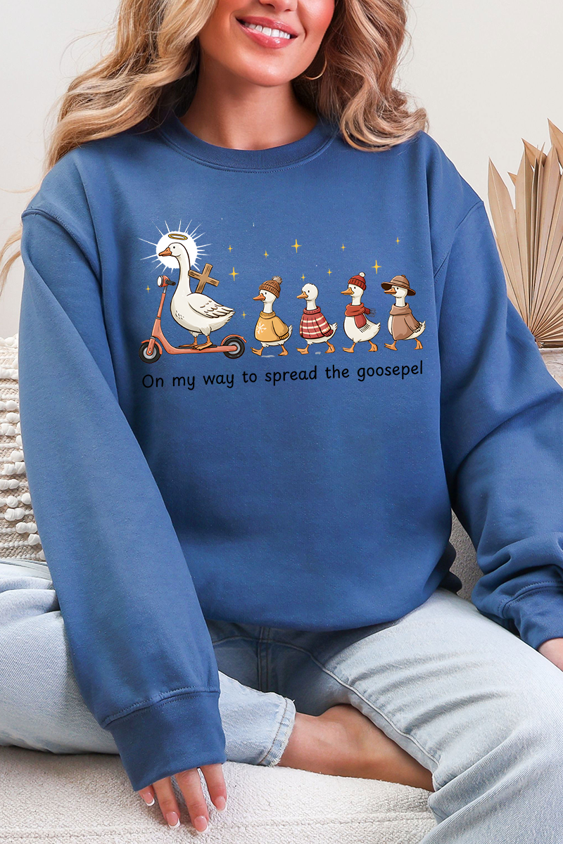 Spread The Goosepel Ecosmart Crewneck Sweatshirt product image 1