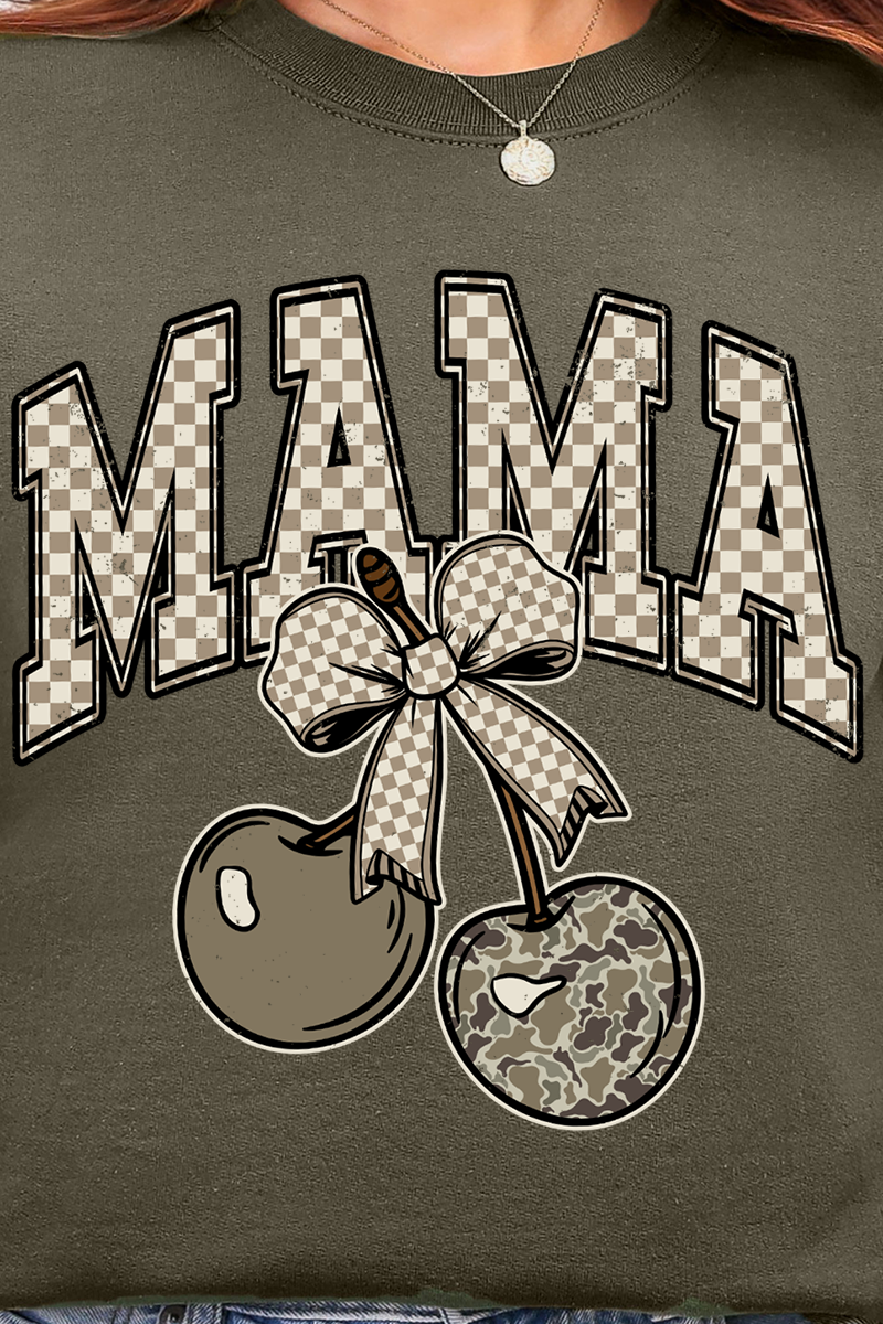 Cherry Luxe Mama Ecosmart Crewneck Sweatshirt product image 2
