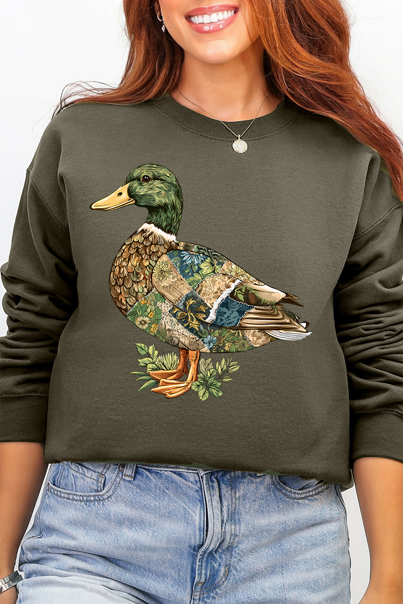Patchwork Mallard Ecosmart Crewneck Sweatshirt product image 4