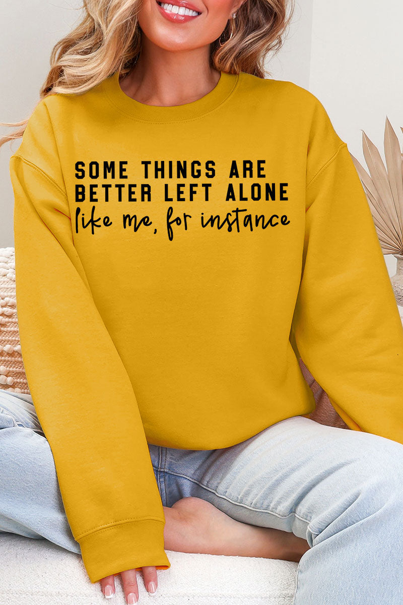 Better Left Alone Ecosmart Crewneck Sweatshirt product image 4