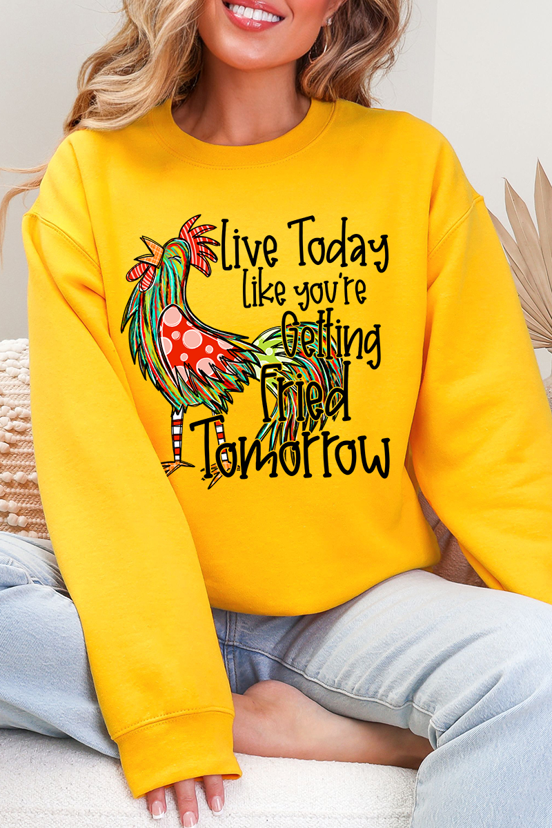 Getting Fried Tomorrow Ecosmart Crewneck Sweatshirt product image 4