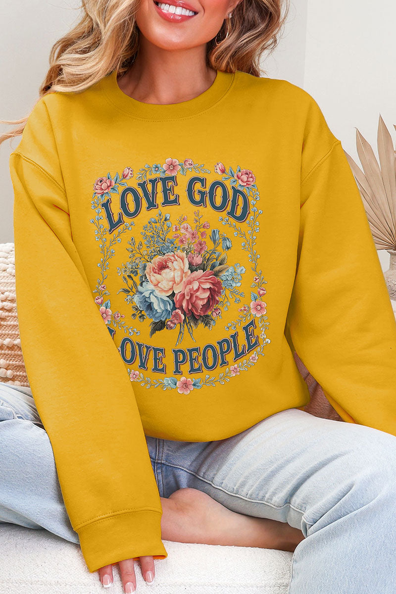 Old Garden Love God Ecosmart Crewneck Sweatshirt product image 3