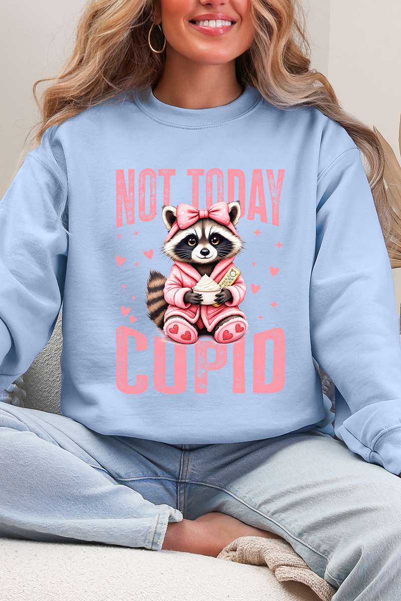 Not Today Cupid Ecosmart Crewneck Sweatshirt product image 2