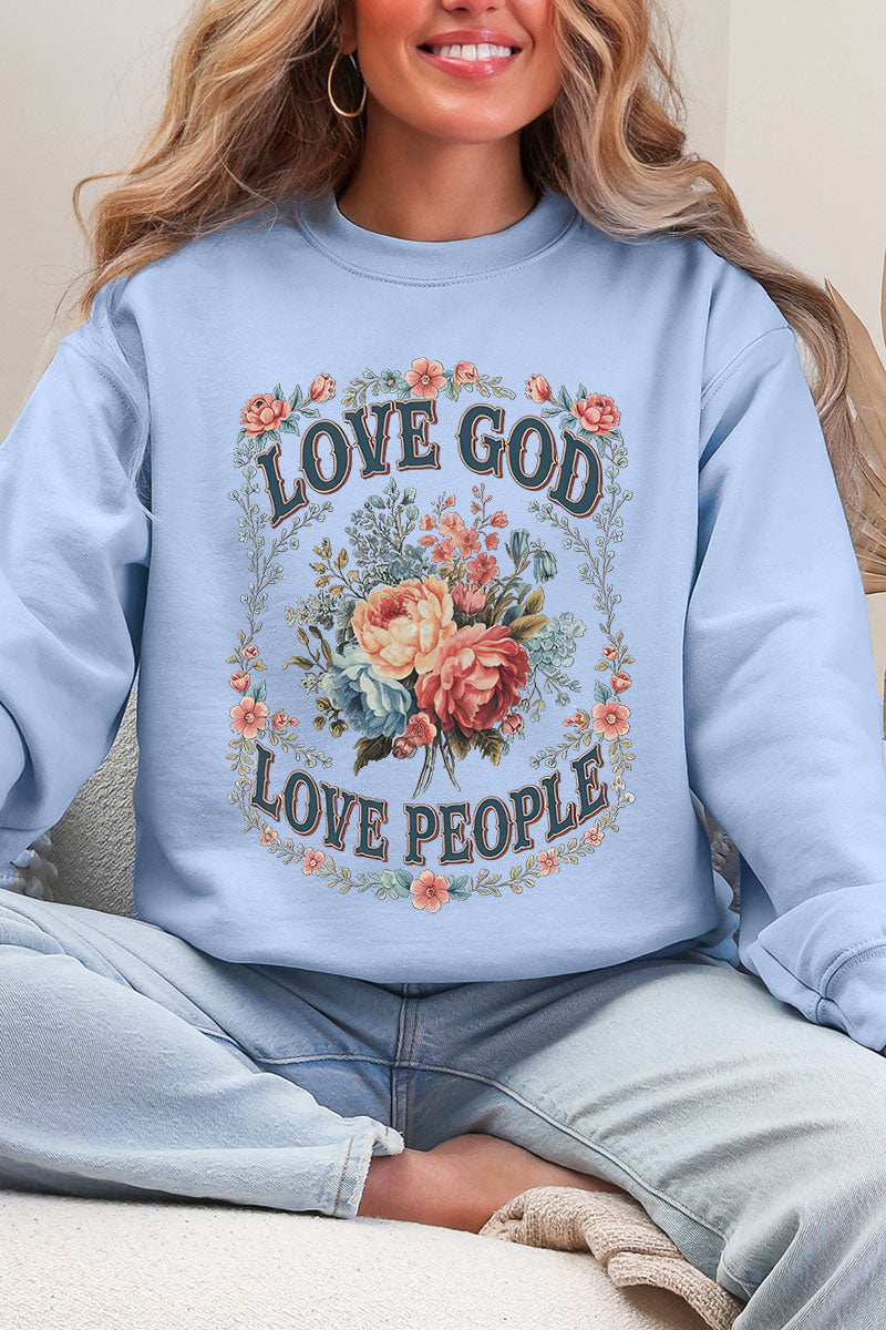 Old Garden Love God Ecosmart Crewneck Sweatshirt product image 4
