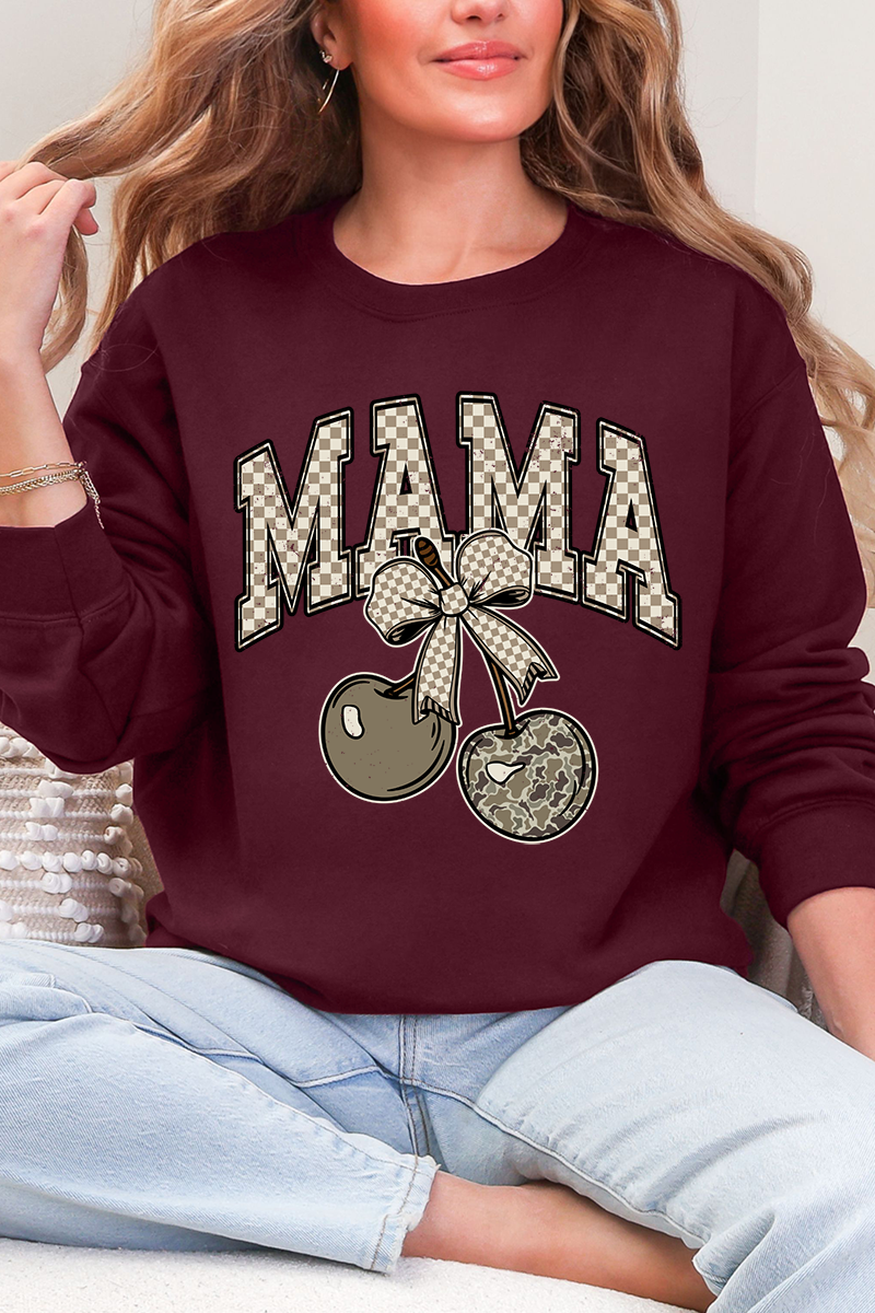 Cherry Luxe Mama Ecosmart Crewneck Sweatshirt product image 5
