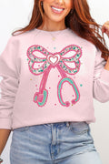 Blush Beats Ecosmart Crewneck Sweatshirt product image 1
