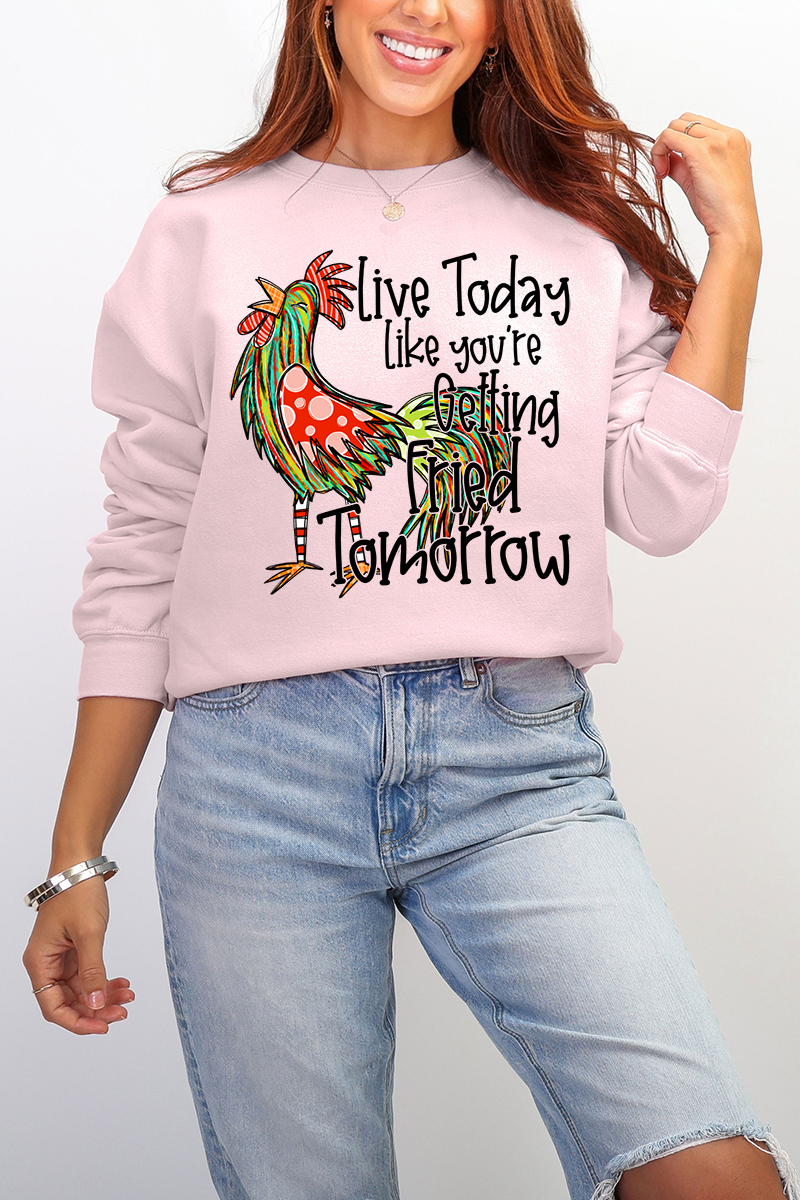 Getting Fried Tomorrow Ecosmart Crewneck Sweatshirt product image 5