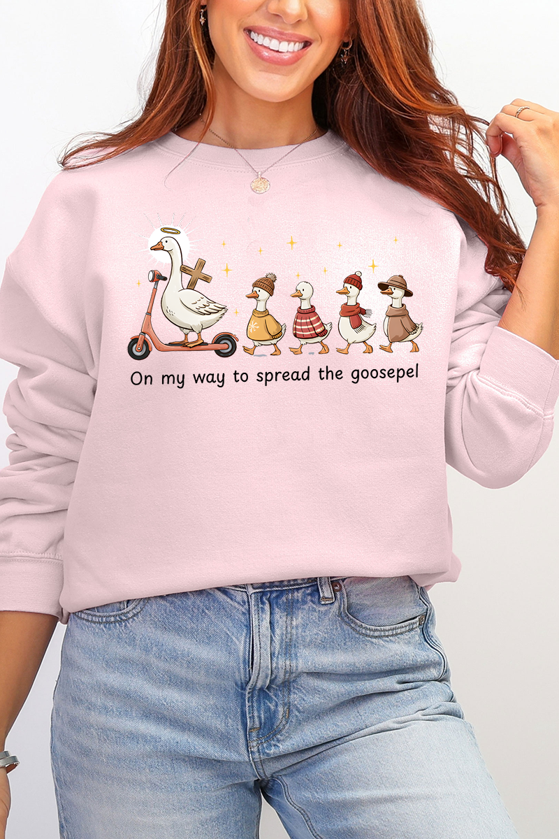 Spread The Goosepel Ecosmart Crewneck Sweatshirt product image 4