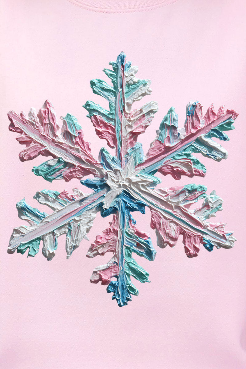 The Painted Snowflake Ecosmart Crewneck Sweatshirt product image 2