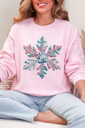The Painted Snowflake Ecosmart Crewneck Sweatshirt product image 1