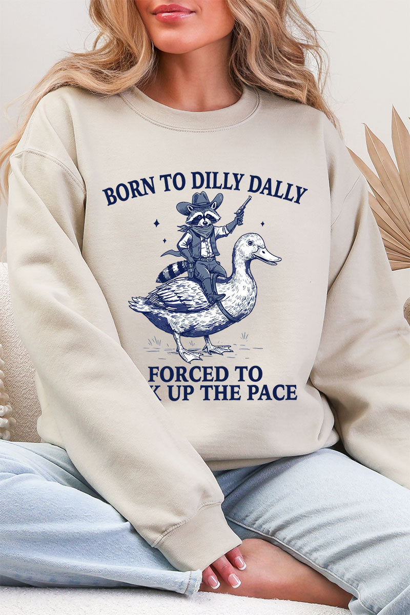 Forced To Pick Up The Pace Ecosmart Crewneck Sweatshirt product image 4