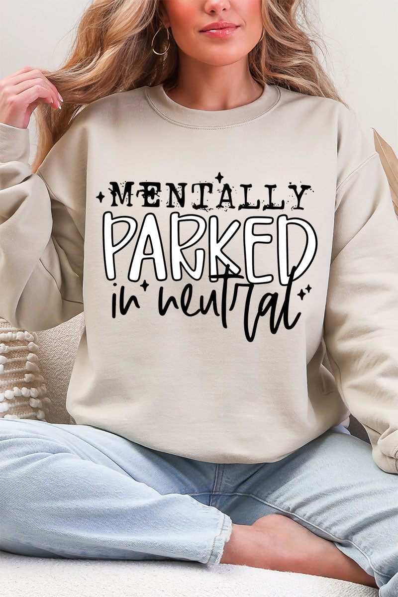 Mentally Parked Ecosmart Crewneck Sweatshirt product image 5