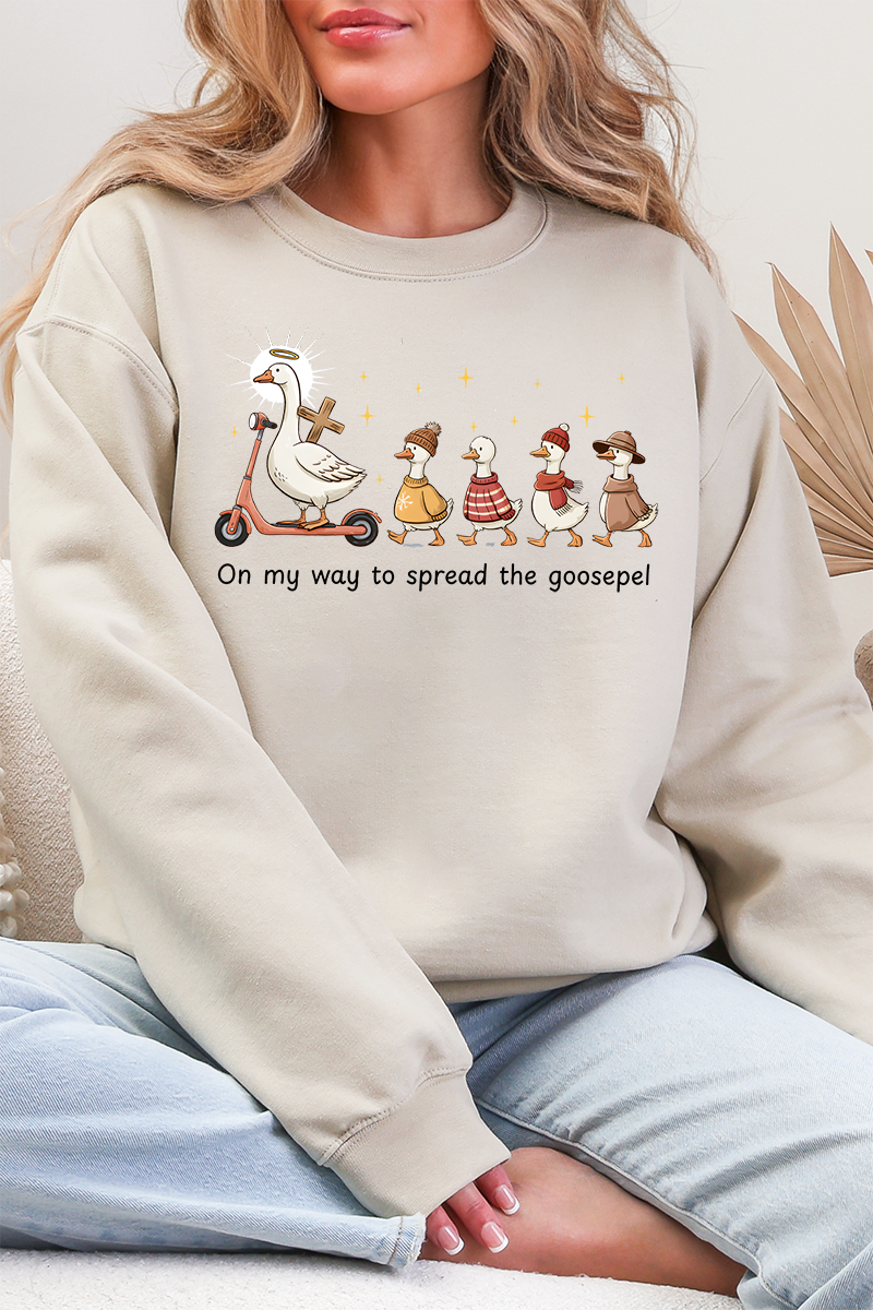 Spread The Goosepel Ecosmart Crewneck Sweatshirt product image 5