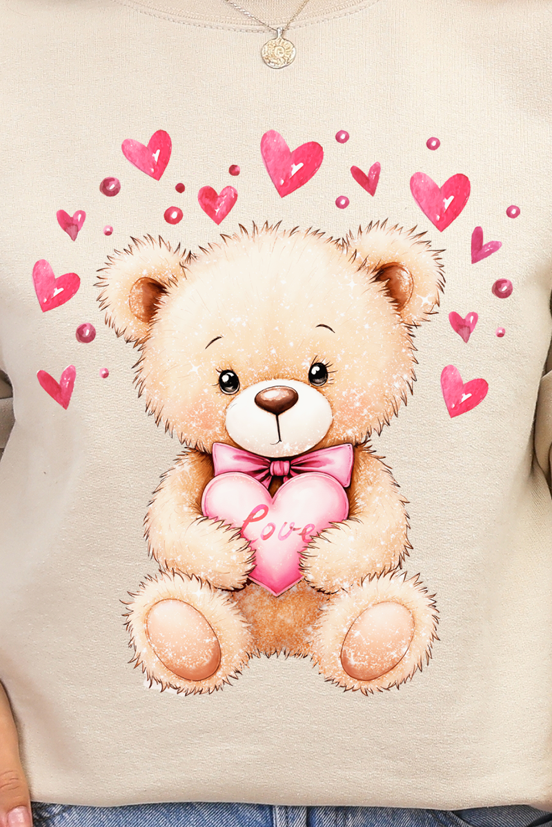 Teddy In Love Ecosmart Crewneck Sweatshirt product image 2