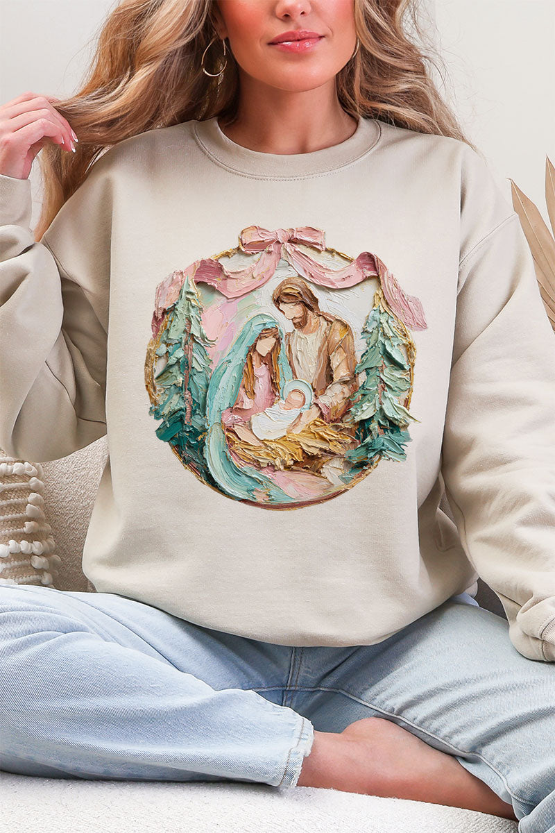 The Painted Baby Jesus Coquette Ecosmart Crewneck Sweatshirt product image 5