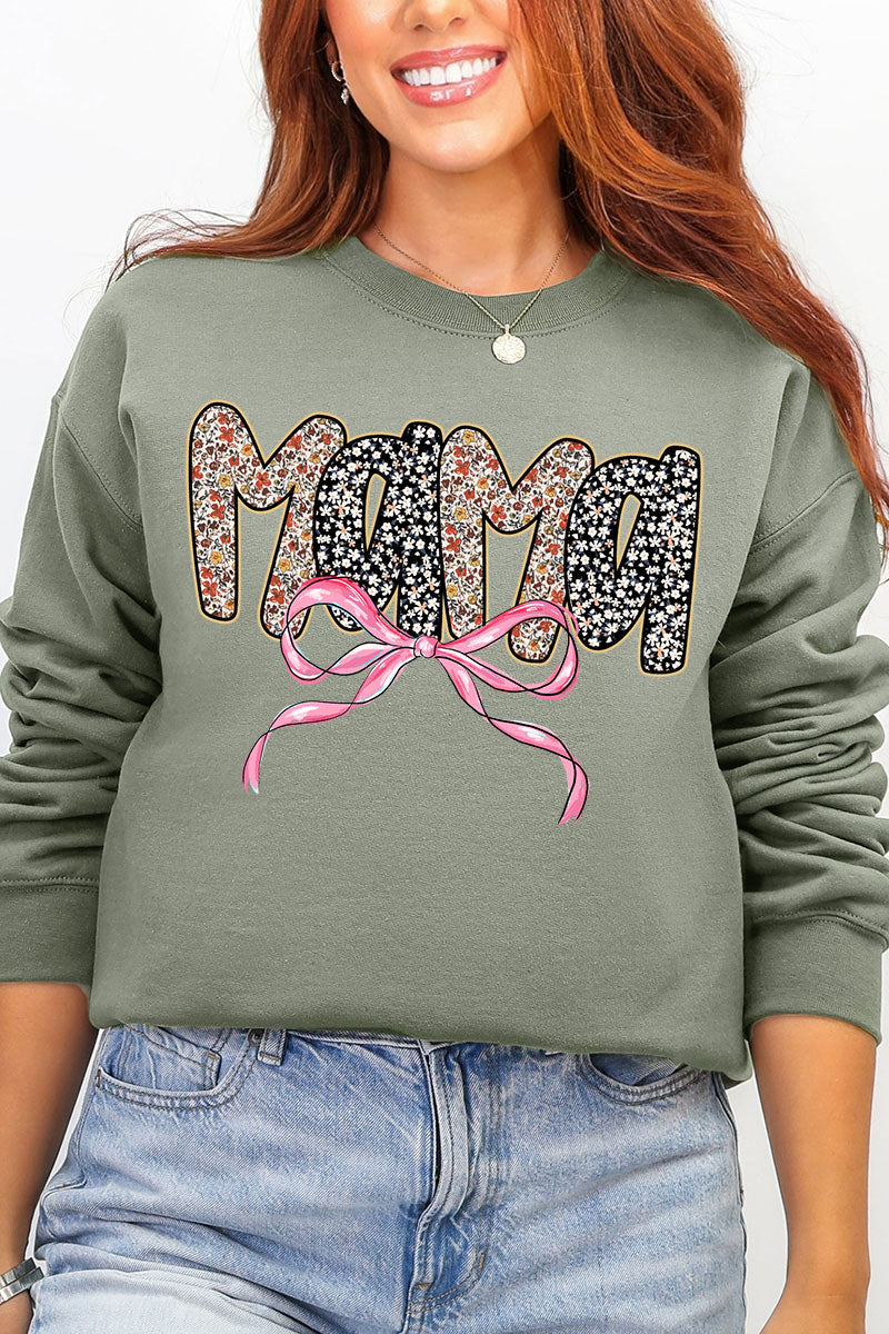 Bubble Mama Ribbon Ecosmart Crewneck Sweatshirt product image 1