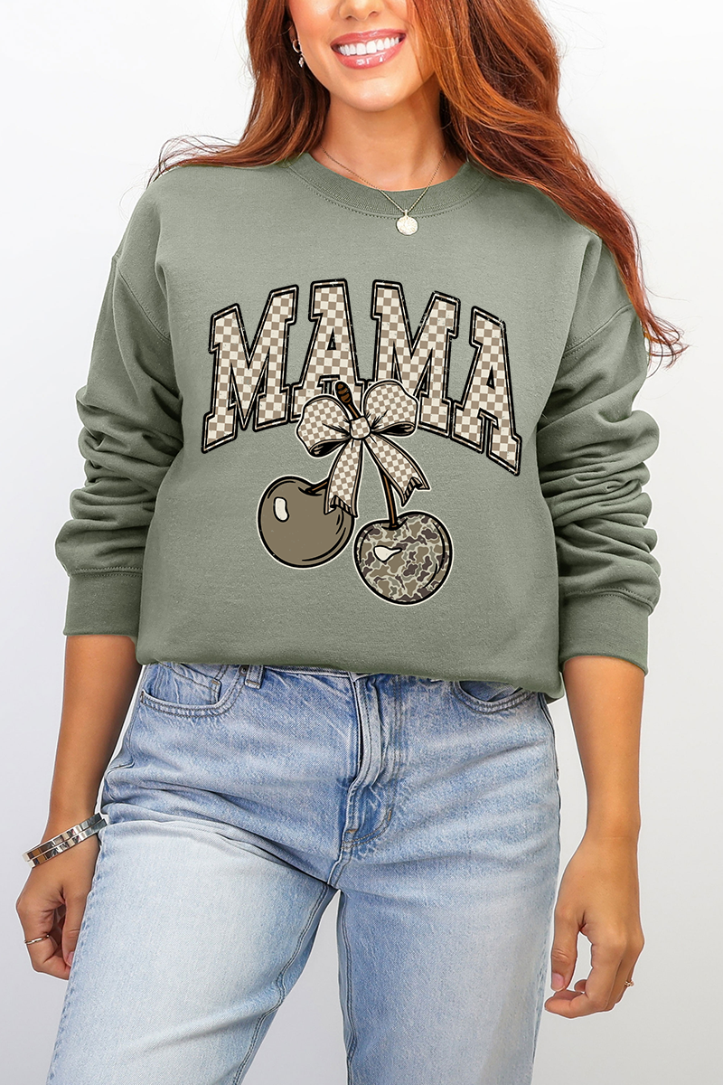 Cherry Luxe Mama Ecosmart Crewneck Sweatshirt product image 7