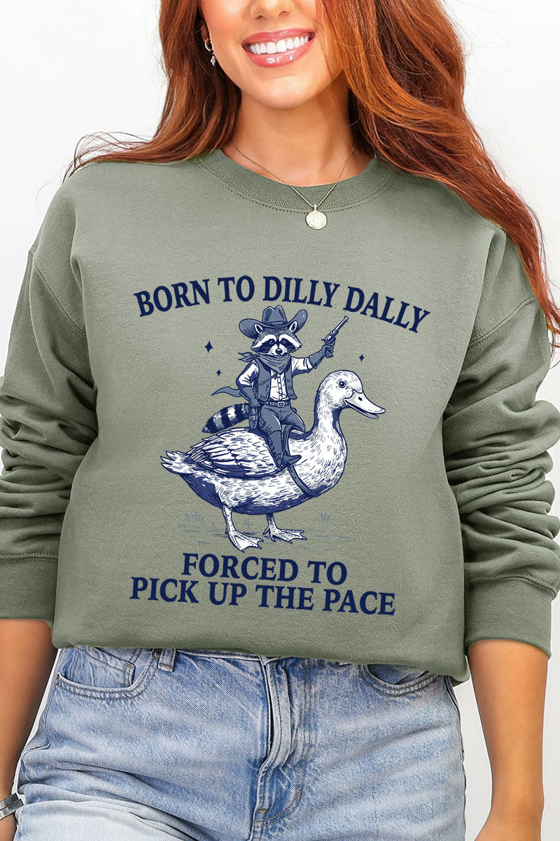 Forced To Pick Up The Pace Ecosmart Crewneck Sweatshirt product image 5