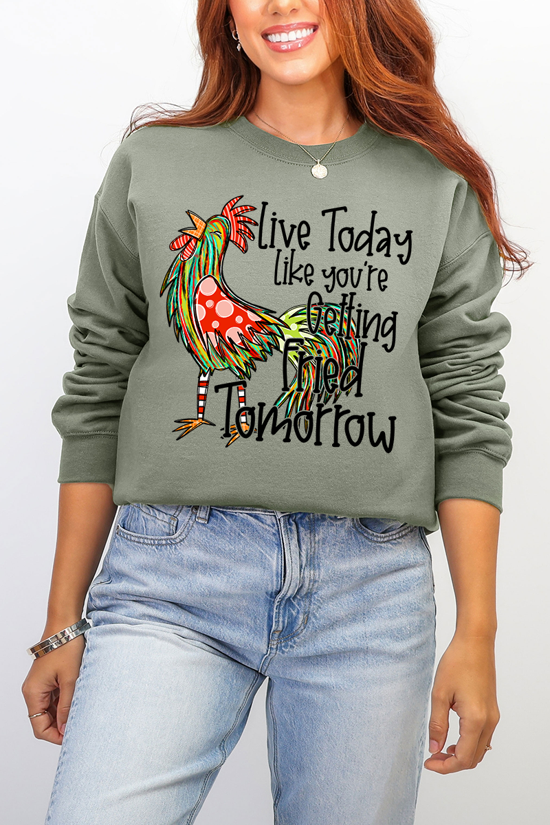 Getting Fried Tomorrow Ecosmart Crewneck Sweatshirt product image 6