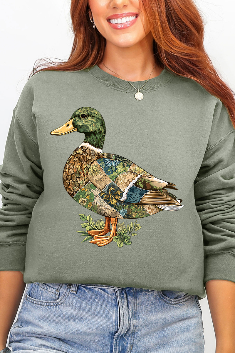 Patchwork Mallard Ecosmart Crewneck Sweatshirt product image 6