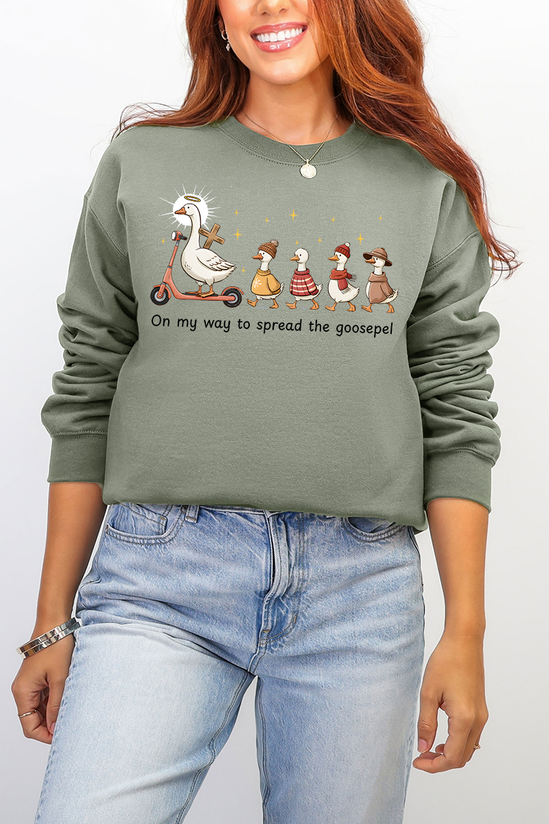 Spread The Goosepel Ecosmart Crewneck Sweatshirt product image 6