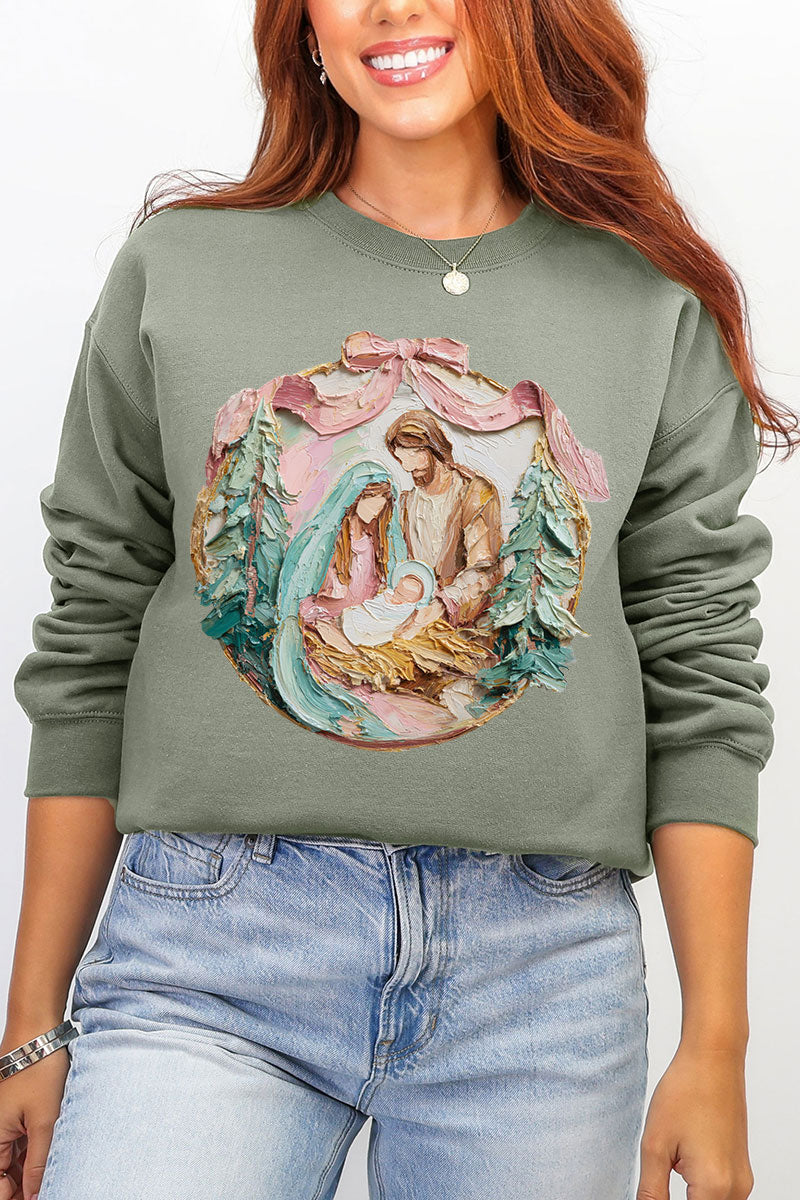 The Painted Baby Jesus Coquette Ecosmart Crewneck Sweatshirt product image 6