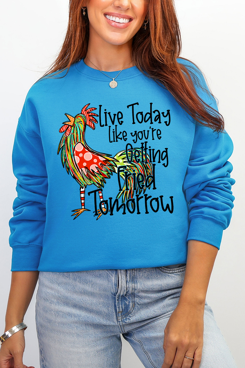 Getting Fried Tomorrow Ecosmart Crewneck Sweatshirt product image 1