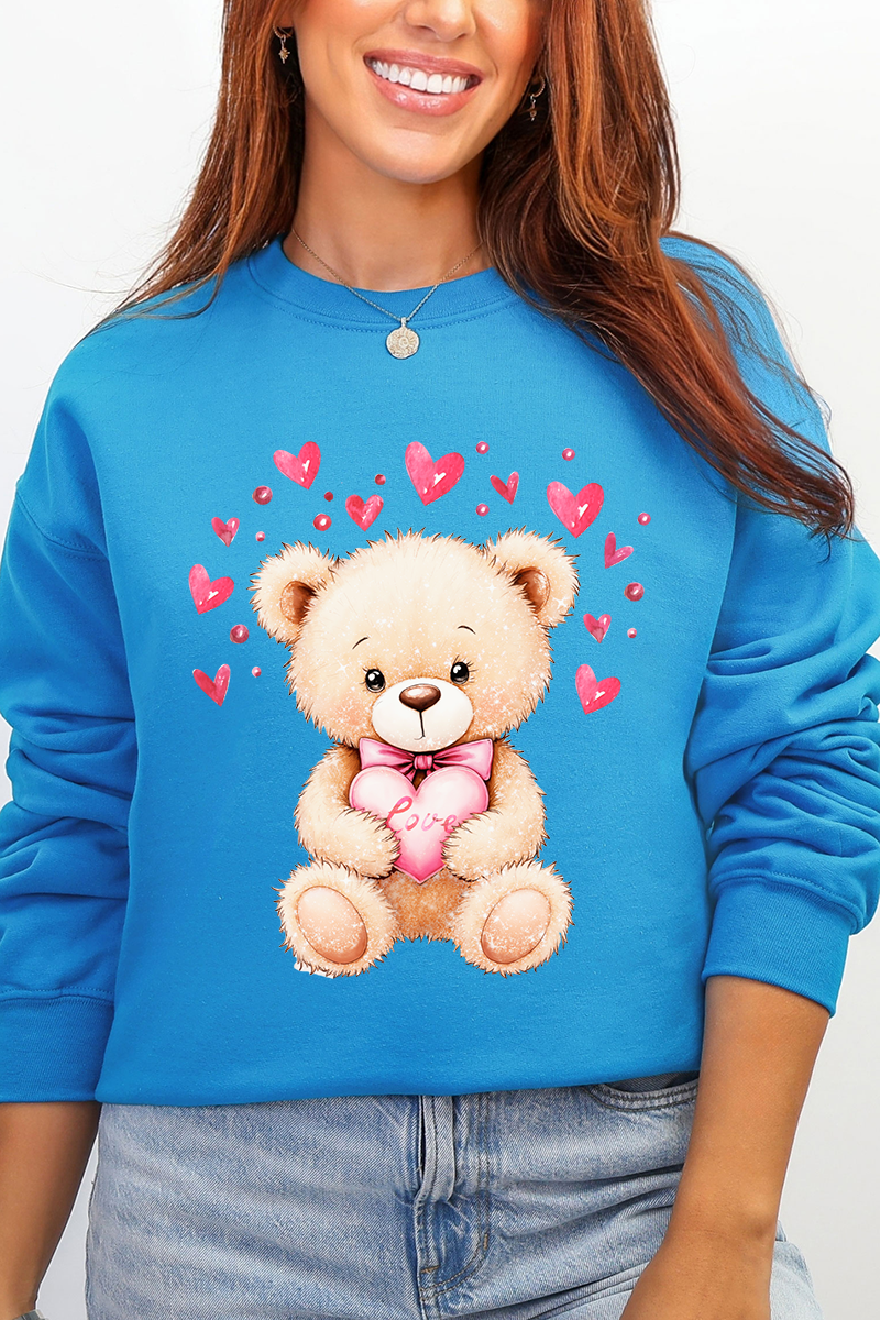 Teddy In Love Ecosmart Crewneck Sweatshirt product image 5