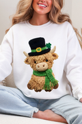 Shamrock & Moo Faux Yarn Ecosmart Crewneck Sweatshirt product image 1